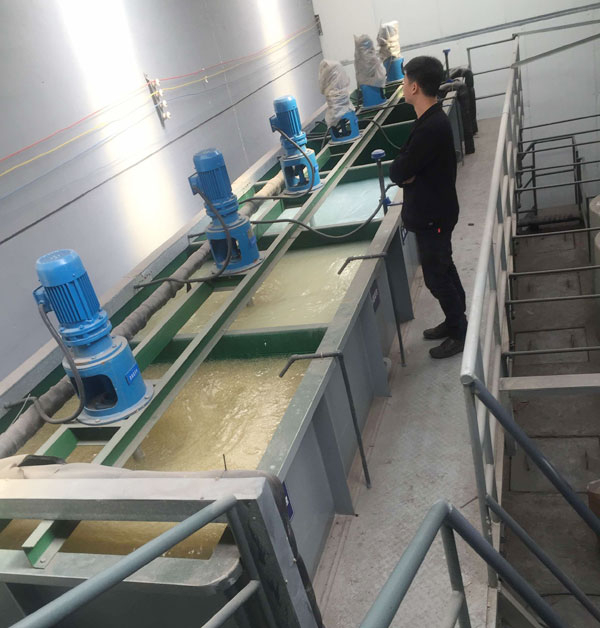 酸洗磷化污水处理现场